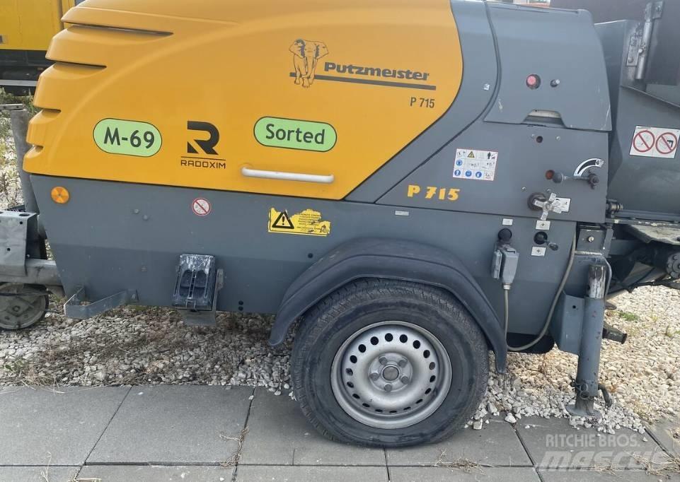 Putzmeister P 715 TD Betono siurbliai