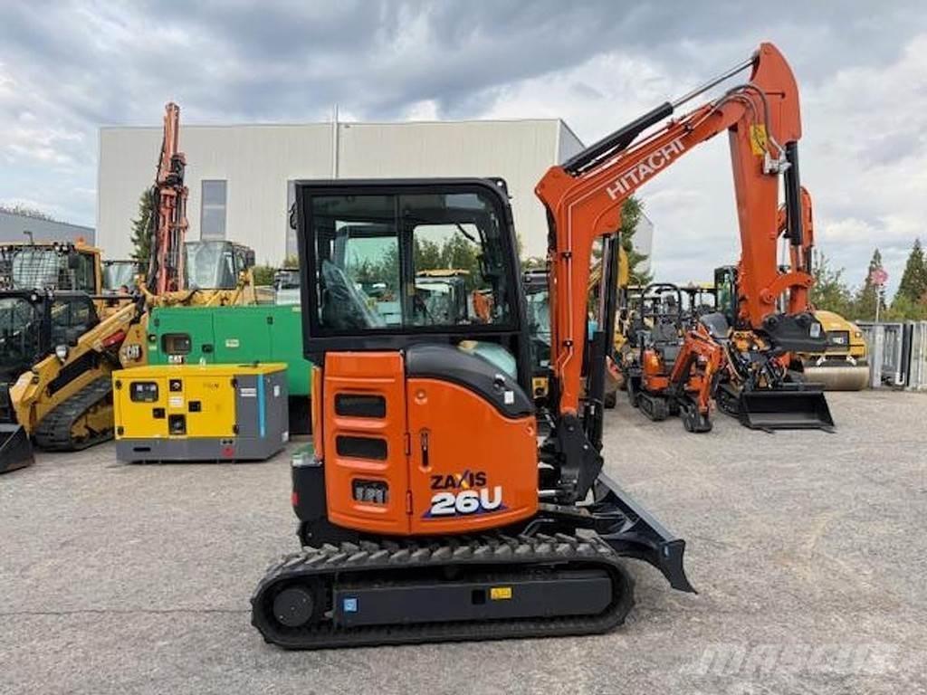 Hitachi ZX26 U-6 Mini ekskavatoriai < 7 t