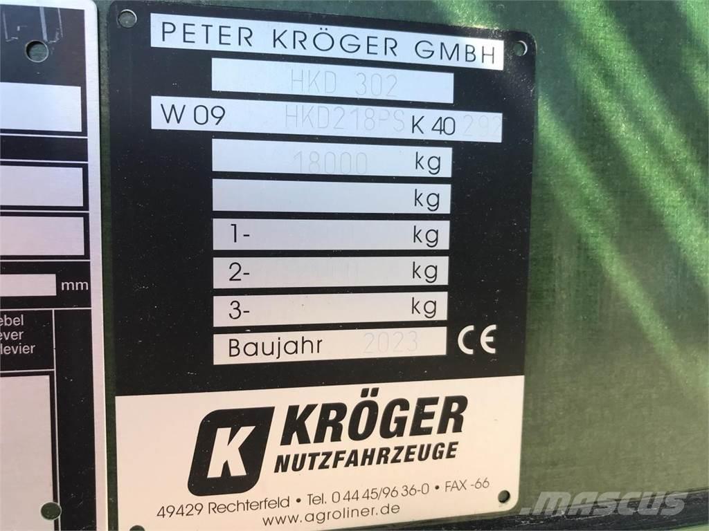 Kröger HKD 302 Savivartės priekabos
