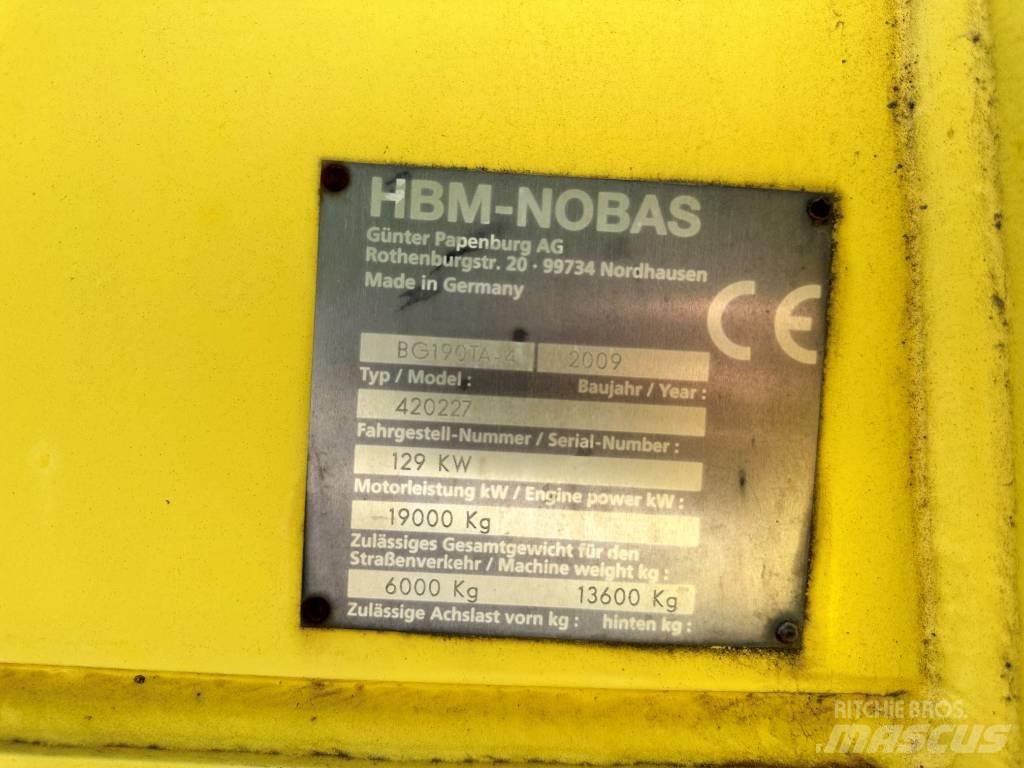 HBM-Nobas BG190TA-4 Greideriai