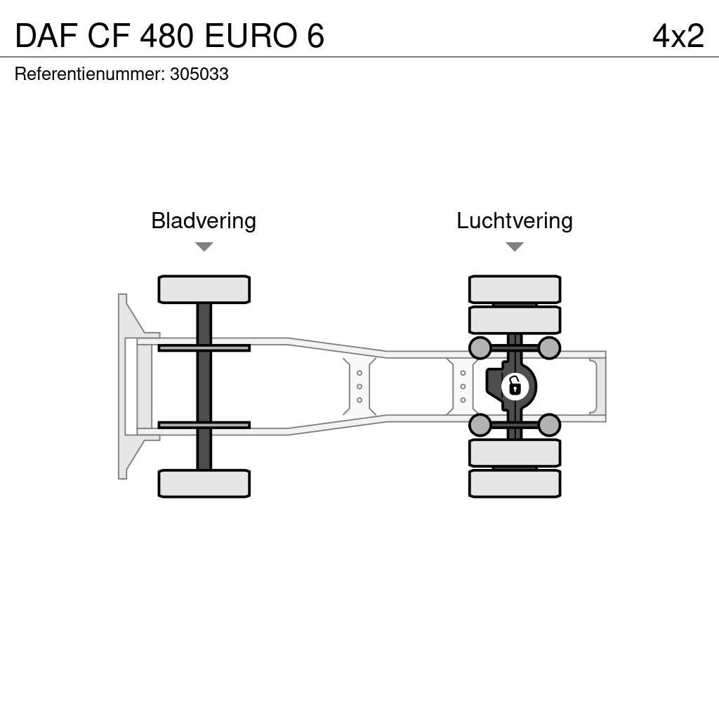 DAF CF 480 EURO 6 Naudoti vilkikai