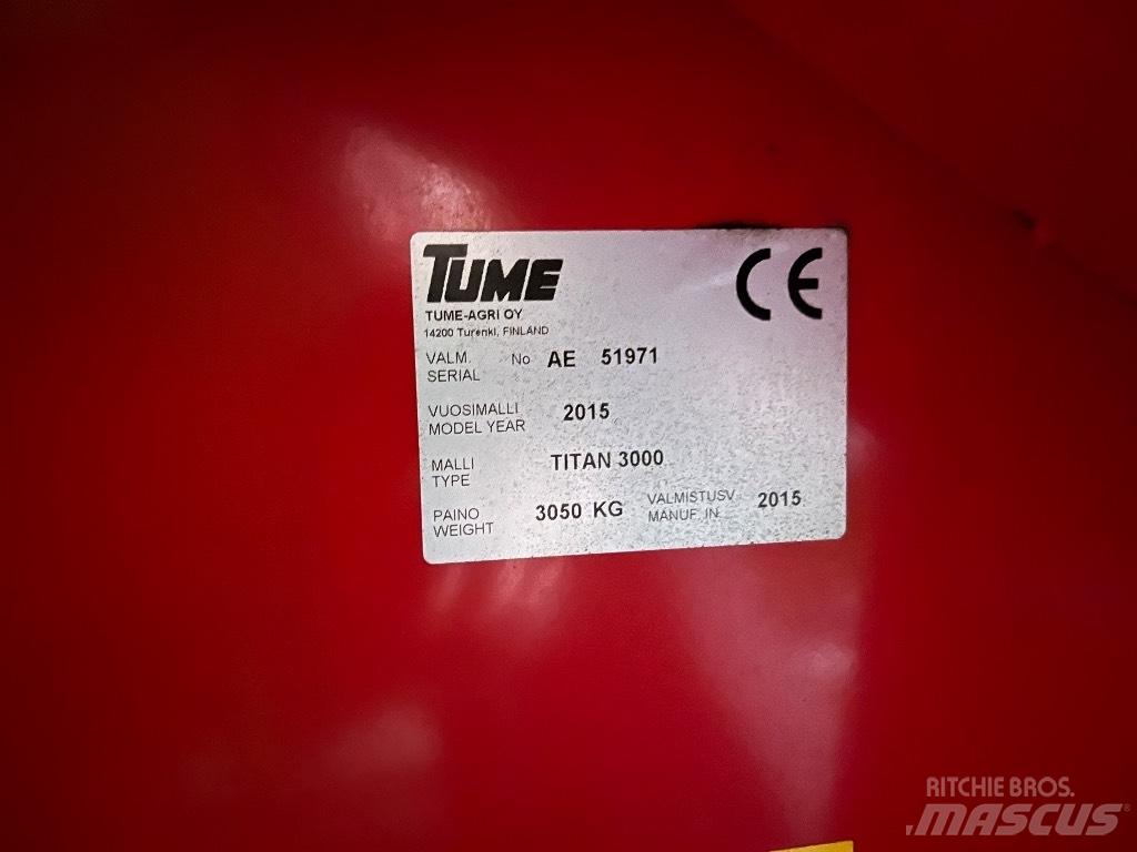 Tume Titan3000 Sėjamieji kombainai