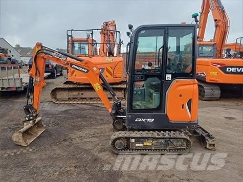 Doosan DX 19 Mini ekskavatoriai < 7 t