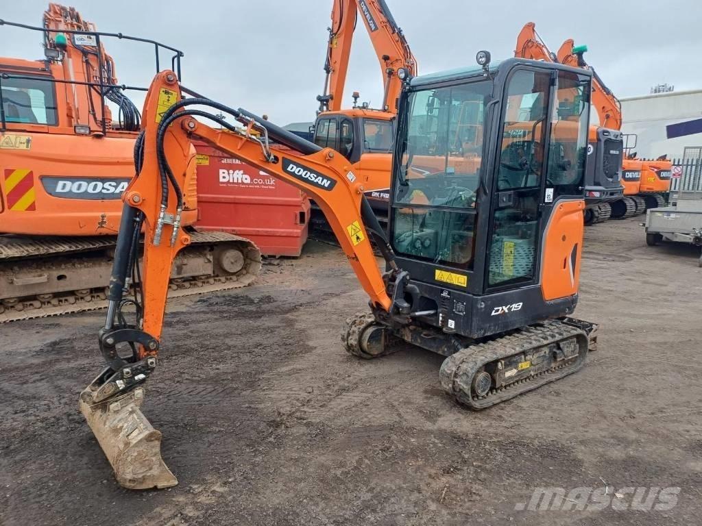 Doosan DX 19 Mini ekskavatoriai < 7 t