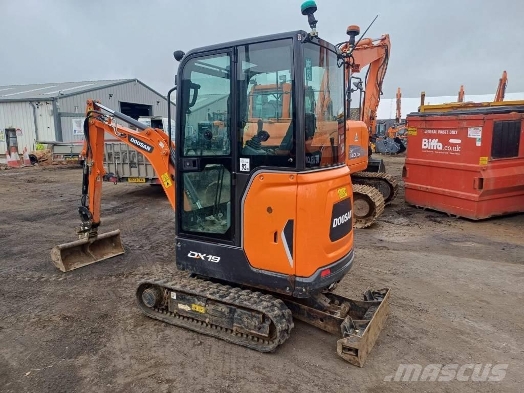 Doosan DX 19 Mini ekskavatoriai < 7 t