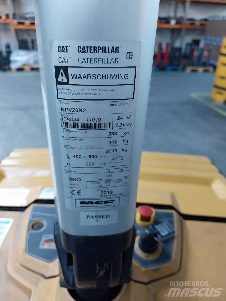 CAT NPV 20 N2 Žemų aukščių keltuvai su platforma