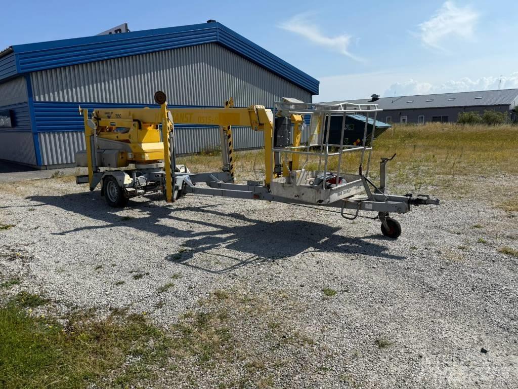 Omme 1550EXB Ant priekabų montuojamos kėlimo platformos