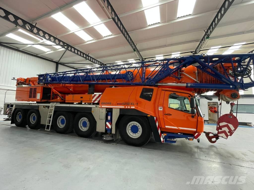 Grove GMK 5250 XL-1 Bokštiniai kranai