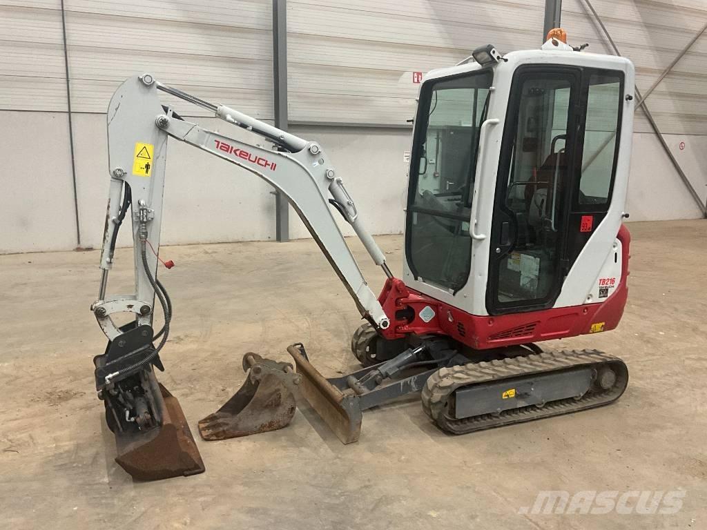 Takeuchi TB 216 Mini ekskavatoriai < 7 t
