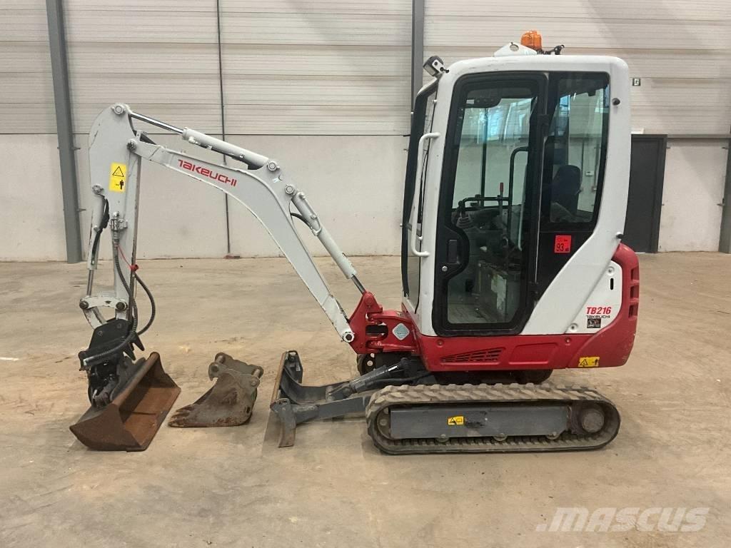 Takeuchi TB 216 Mini ekskavatoriai < 7 t