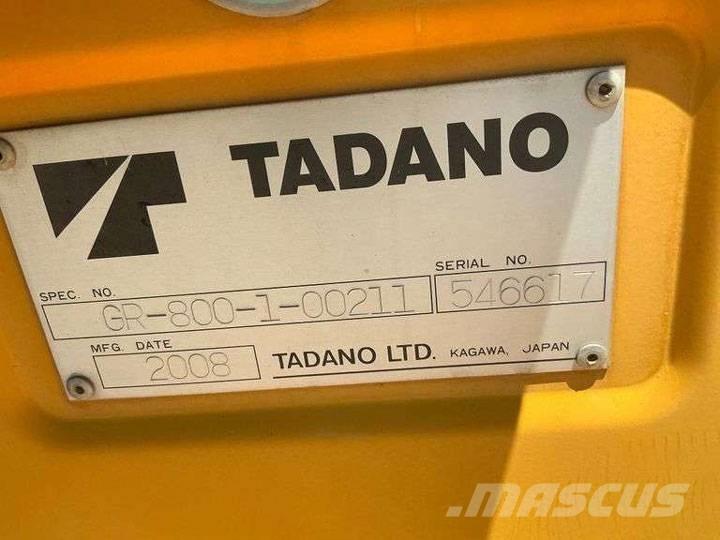 Tadano GR 800 XL-1 Neapdoroto reljefo kranai