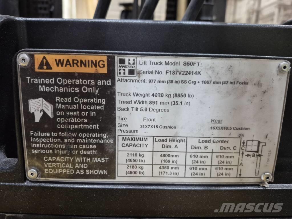 Hyster S 50 FT Šakiniai krautuvai - Kita