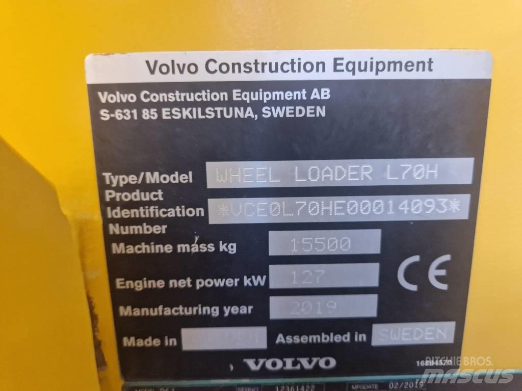 Volvo L 70 H Naudoti ratiniai krautuvai