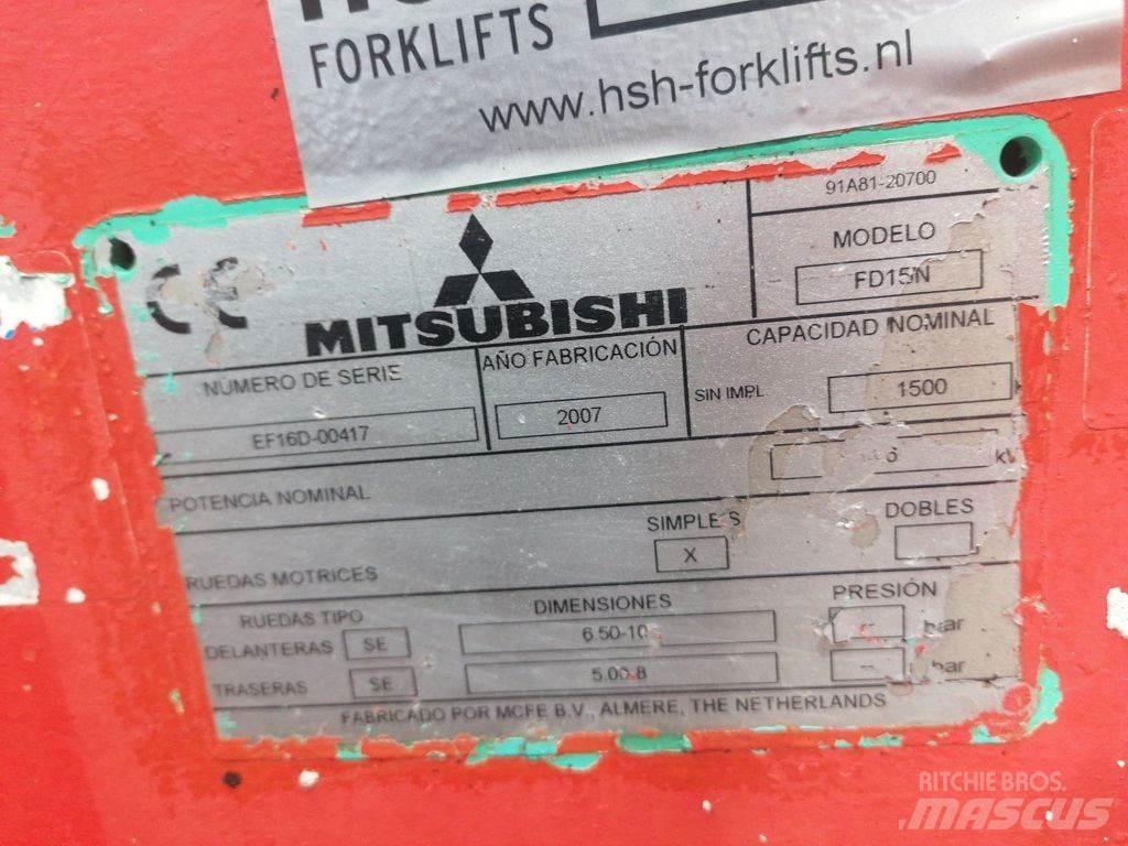 Mitsubishi FD15N Dyzeliniai krautuvai