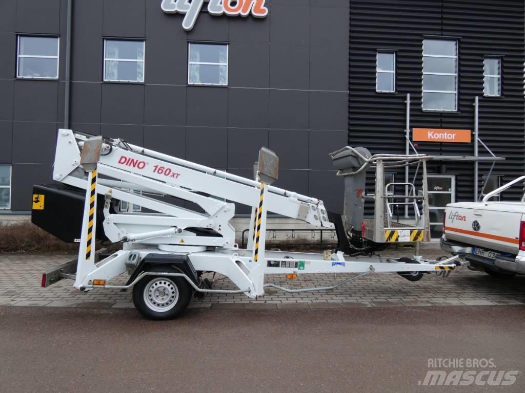 Dino 160 XT Skylift Ant priekabų montuojamos kėlimo platformos