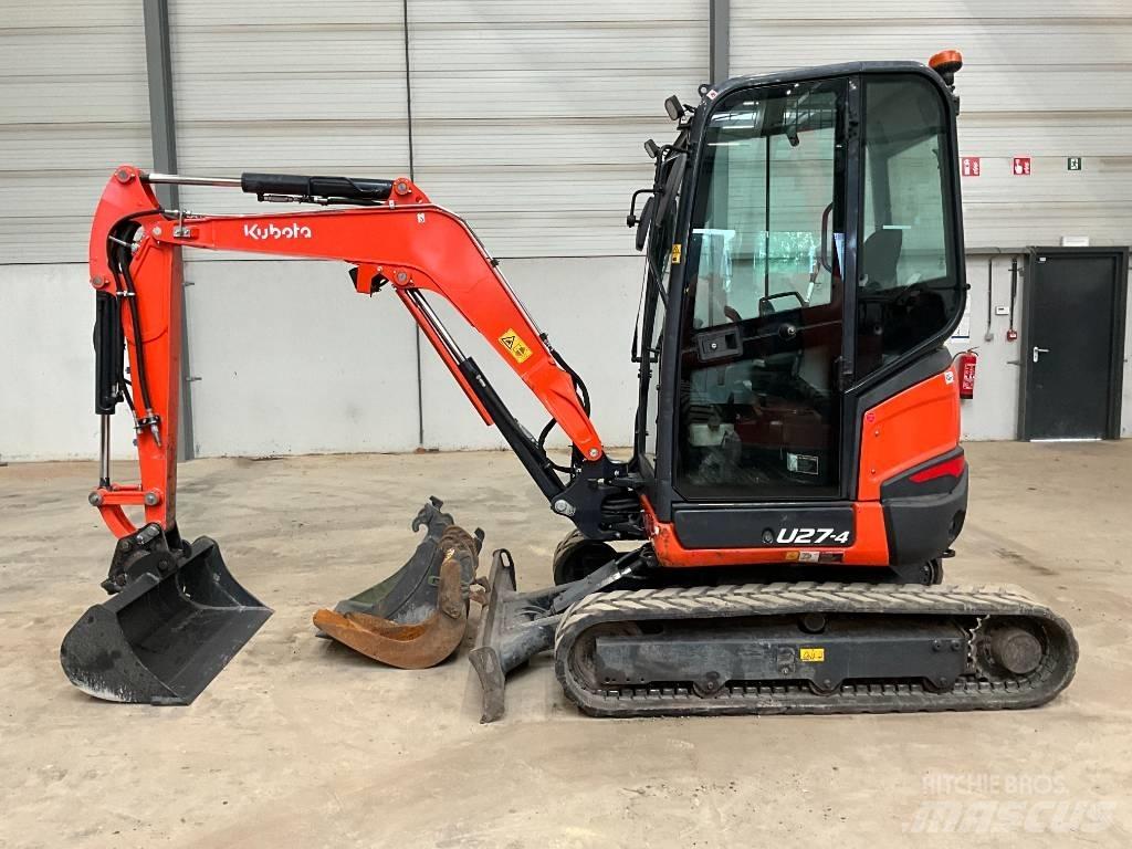 Kubota U 27-4 HI Mini ekskavatoriai < 7 t