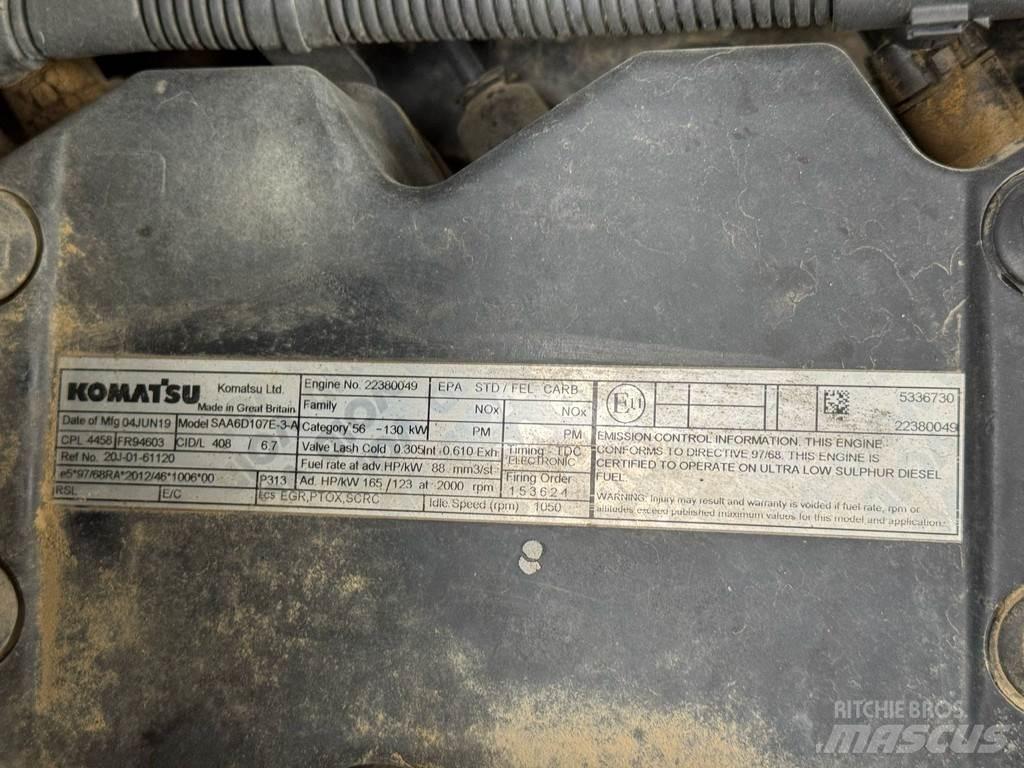 Komatsu PW180-11 Ratiniai ekskavatoriai
