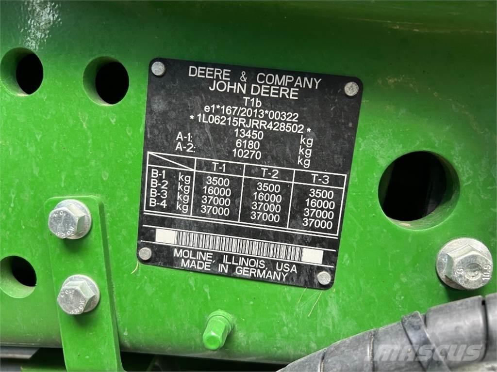 John Deere 6R 215 Traktoriai