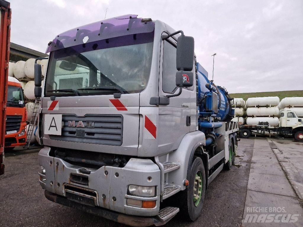 MAN TGA 26.360 6X2 Kombinuotos paskirties / vakuuminiai sunkvežimiai