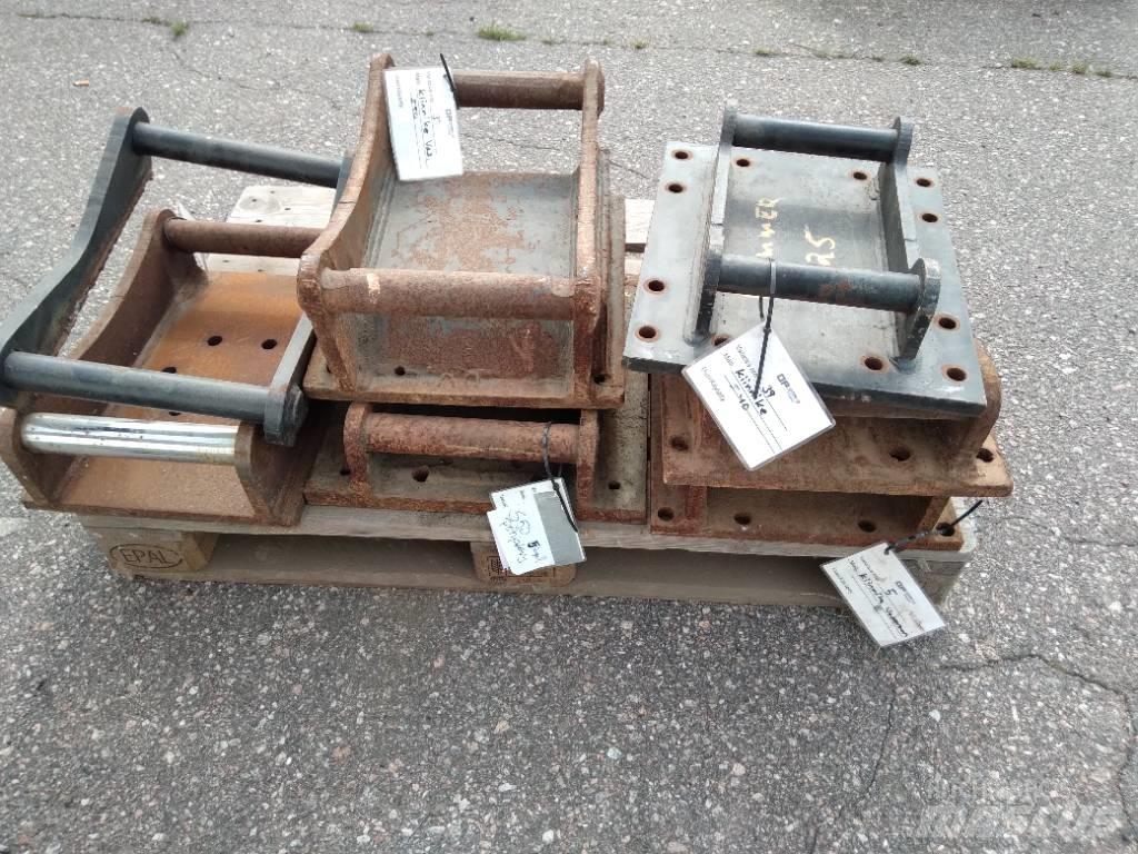  Sovitelevyjä Kiti naudoti statybos komponentai