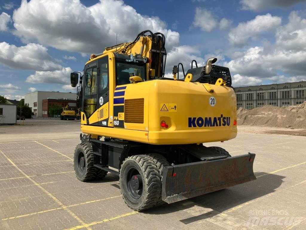 Komatsu PW 160-11 E0 Ratiniai ekskavatoriai