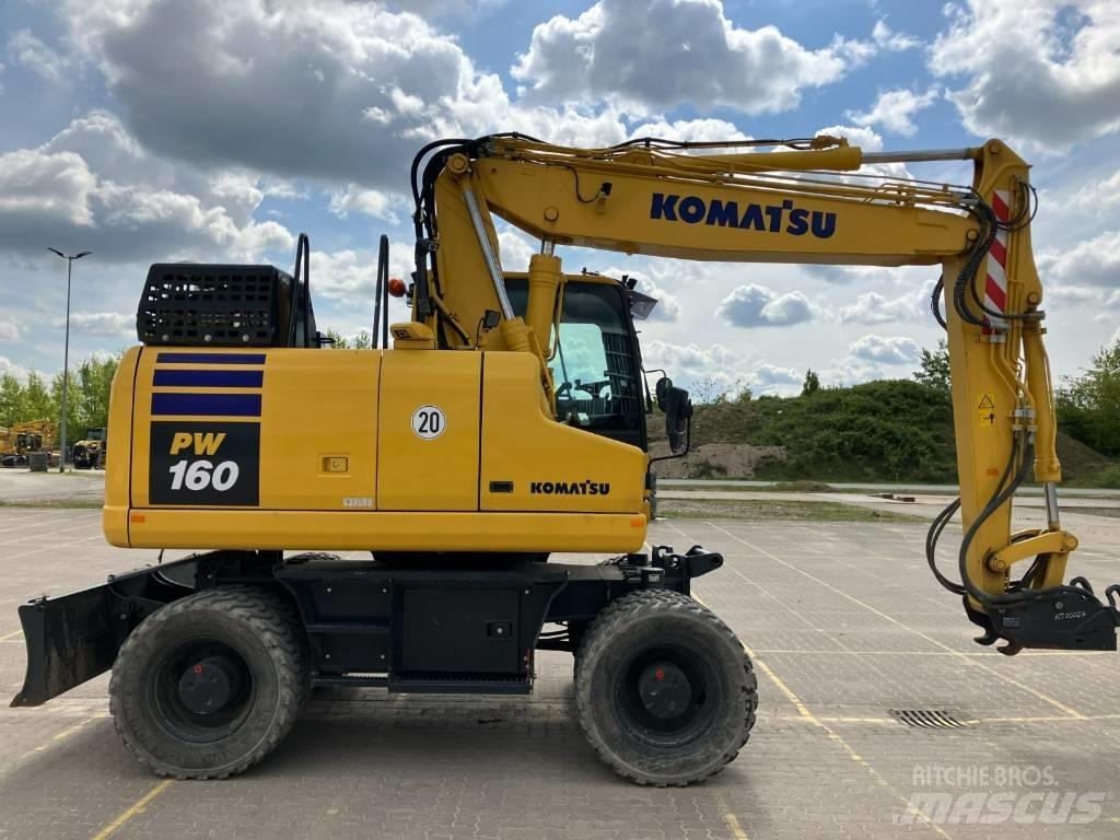 Komatsu PW 160-11 E0 Ratiniai ekskavatoriai