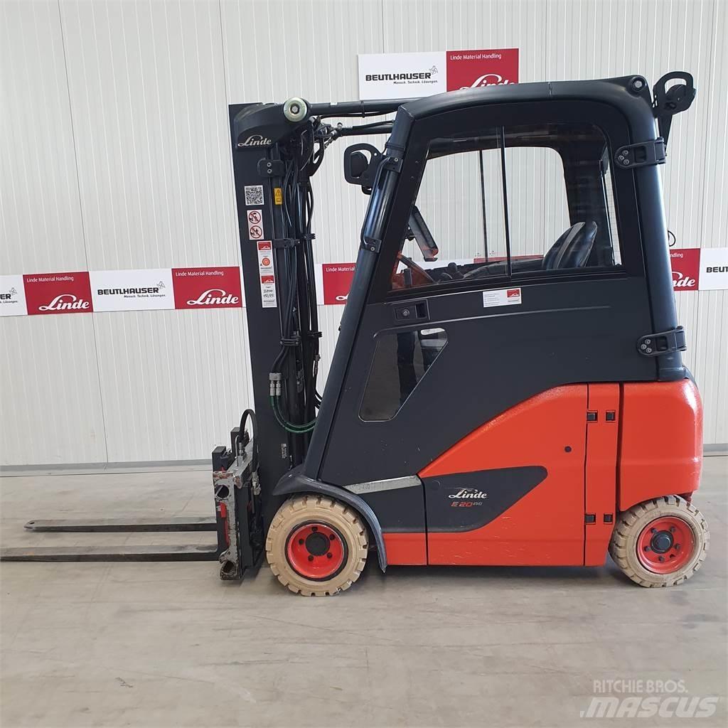 Linde E20PH Elektriniai šakiniai krautuvai