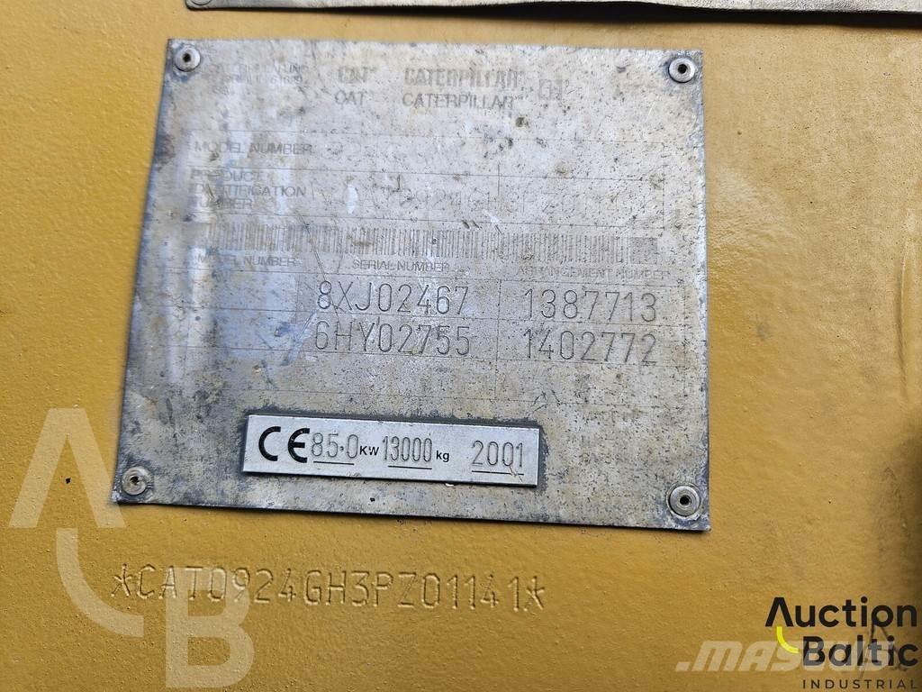CAT 924 G Naudoti ratiniai krautuvai