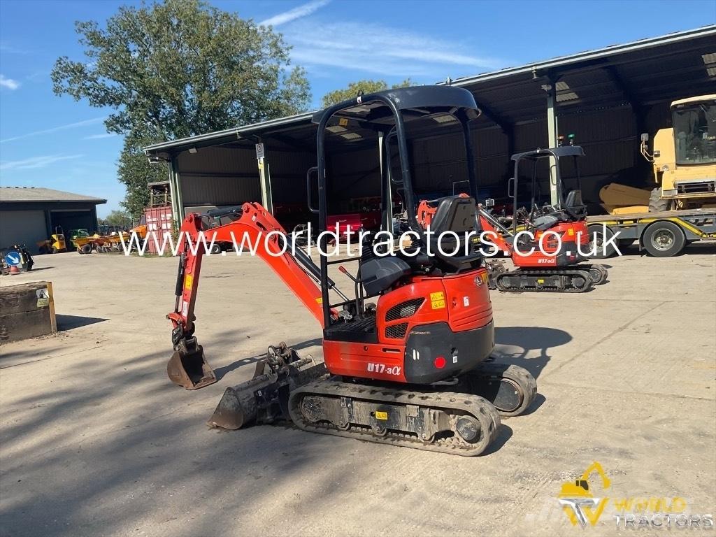Kubota U 17-3 Mini ekskavatoriai < 7 t