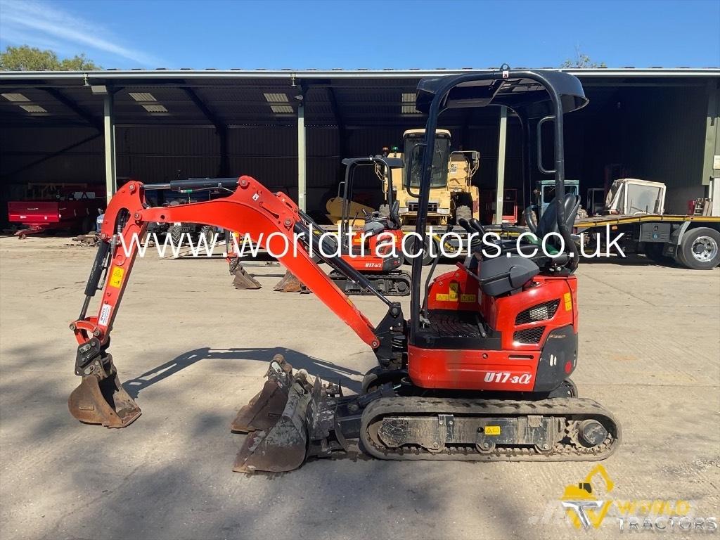 Kubota U 17-3 Mini ekskavatoriai < 7 t