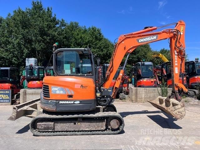 Doosan DX 63-3 Mini ekskavatoriai < 7 t