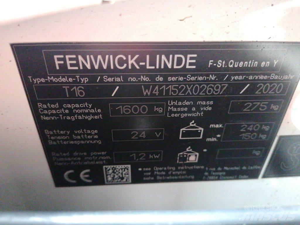 Linde T16 Mažų aukščių keltuvai