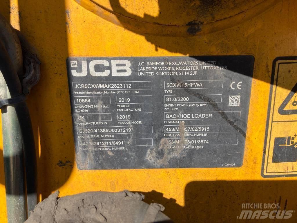 JCB 5 CX Wastemaster Ekskavatoriniai krautuvai