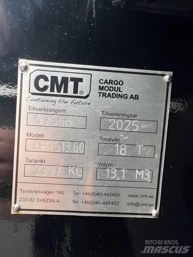 CMT Schaktflak 13m3 Išmontuojamos