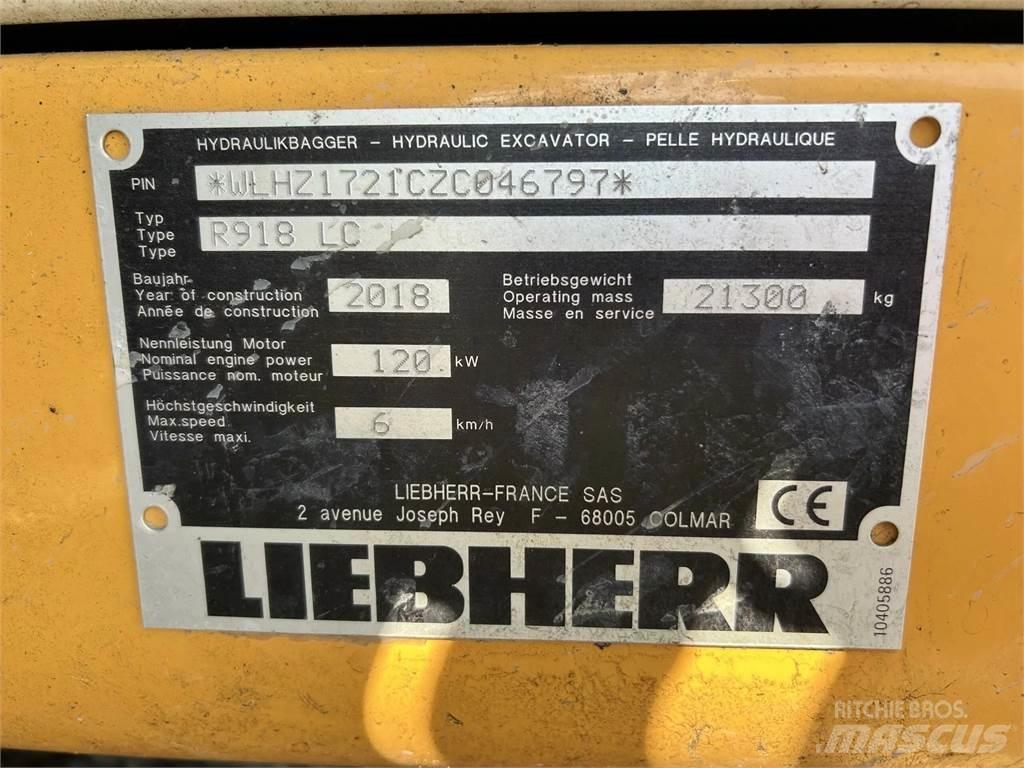 Liebherr R918 LC Vikšriniai ekskavatoriai