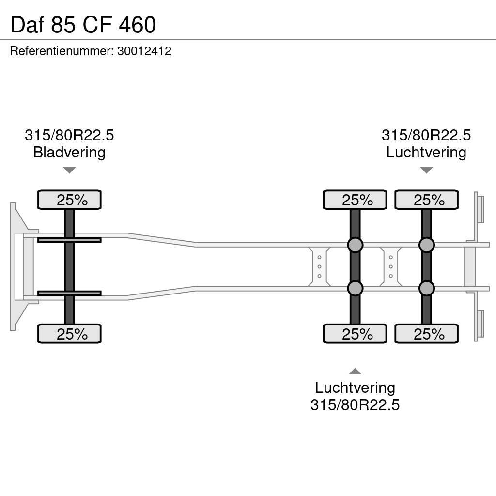 DAF 85 CF 460 Konteinerių nuožulnaus pakėlimo ant platformos krautuvai