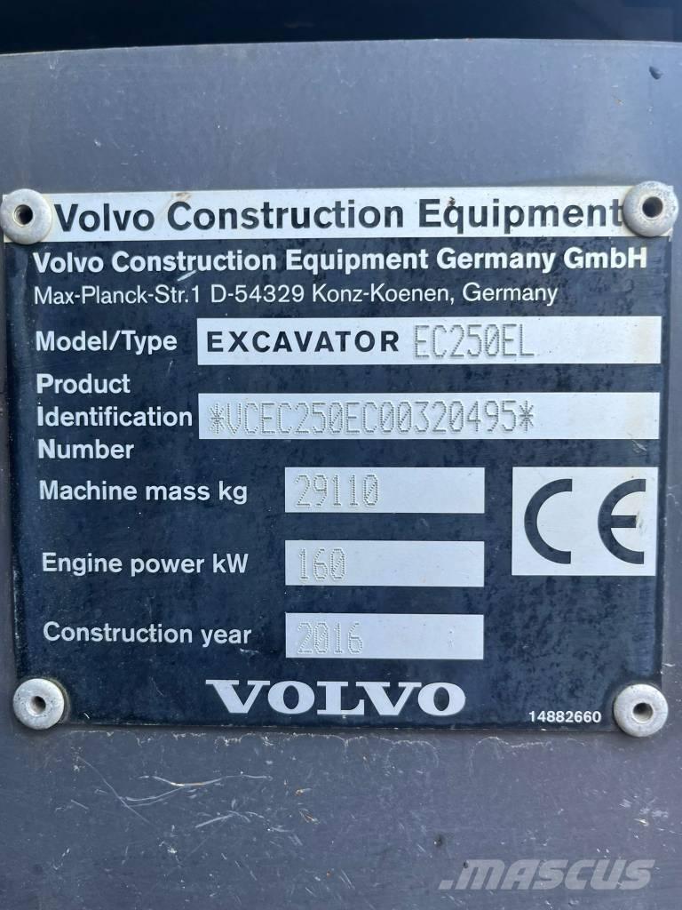 Volvo EC 250 E Vikšriniai ekskavatoriai