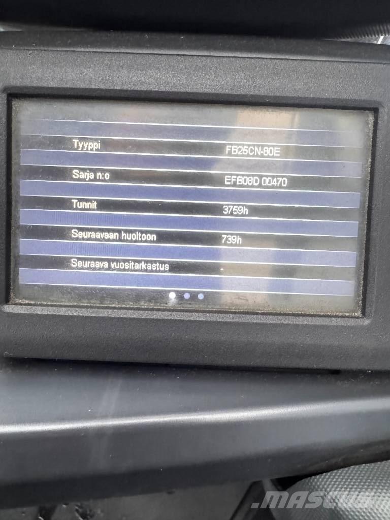 Mitsubishi FB 25 CN Elektriniai šakiniai krautuvai