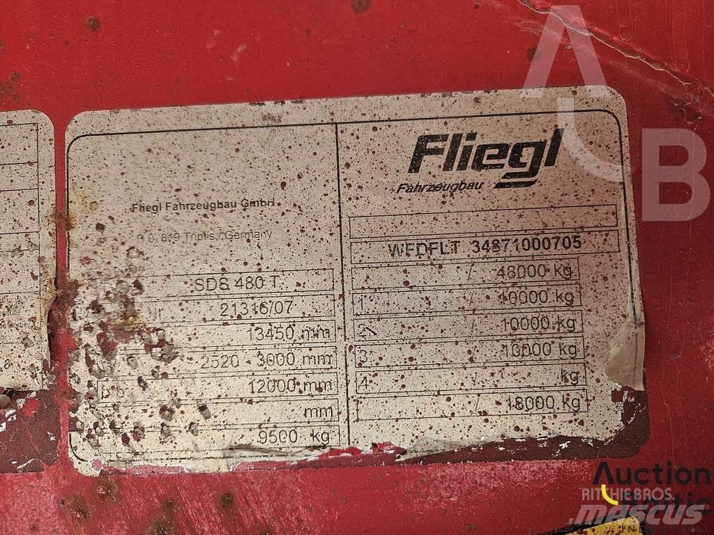 Fliegl SDS 480 T Tentinės puspriekabės