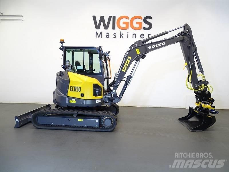Volvo ECR50F Mini ekskavatoriai < 7 t