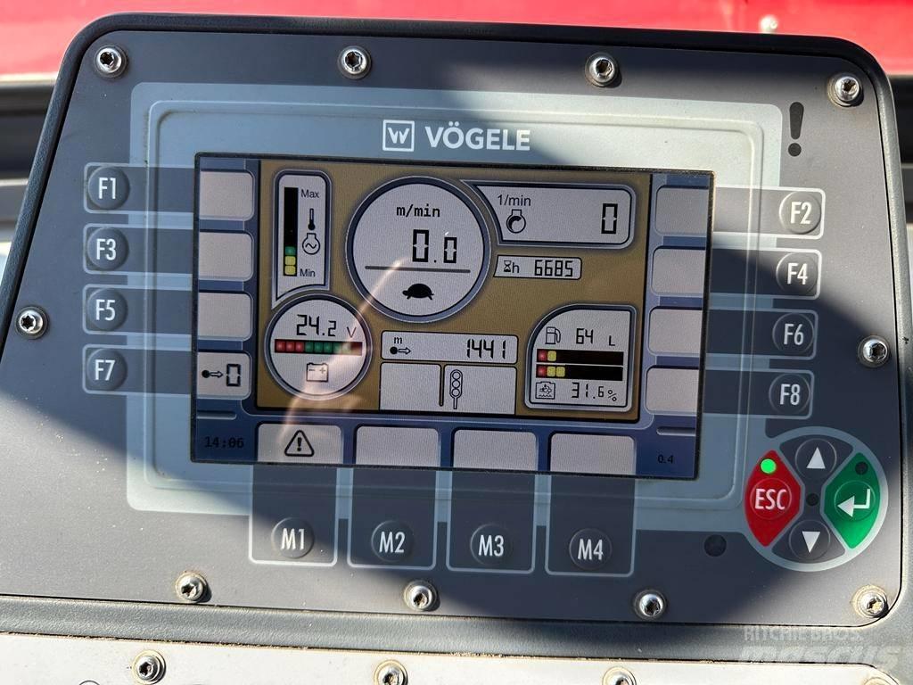 Vögele Super 1800-3i Asfalto klotuvai