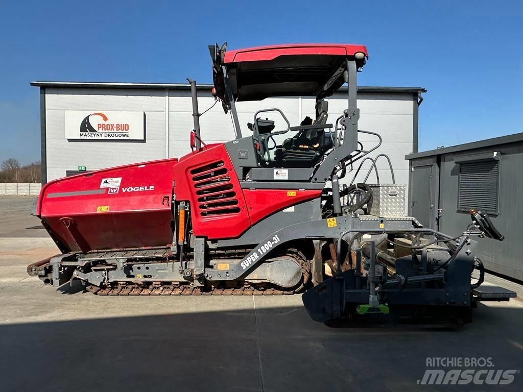 Vögele Super 1800-3i Asfalto klotuvai