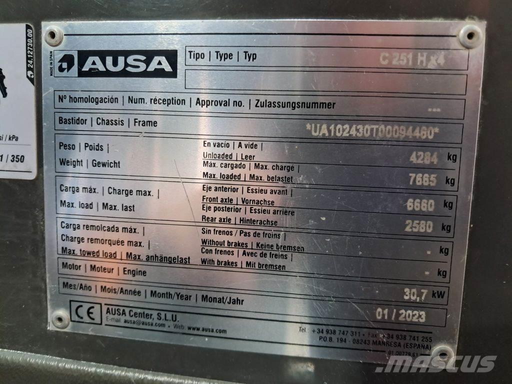 Ausa C251 HX4 Visureigiai krautuvai