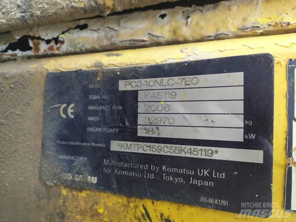 Komatsu PC340NLC-7EO Hidraulikos įrenginiai
