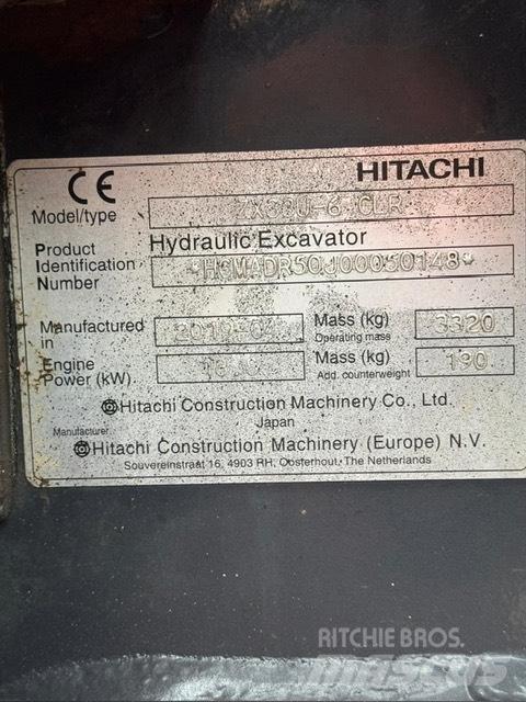 Hitachi ZX 33 U-6 Mini ekskavatoriai < 7 t