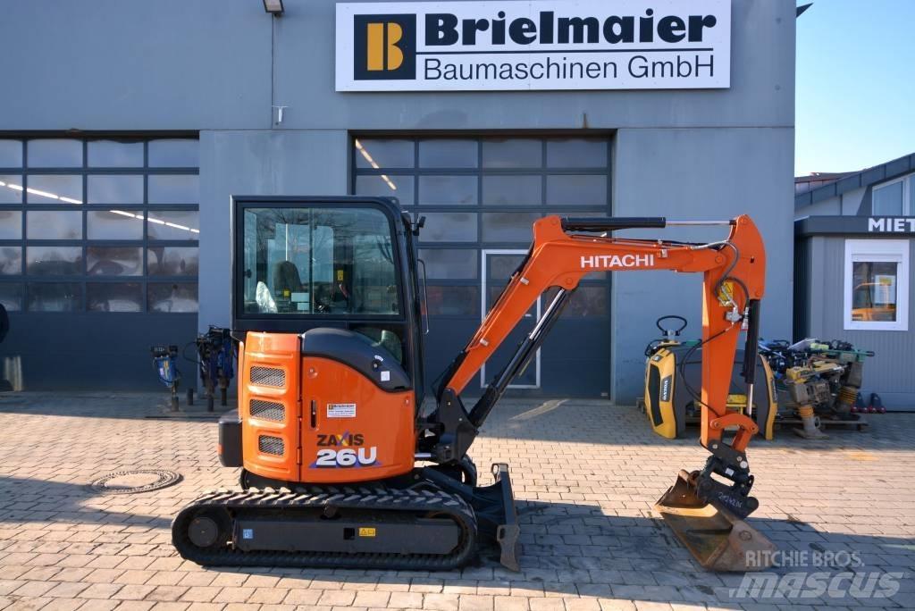 Hitachi ZX 26 U-6 Mini ekskavatoriai < 7 t