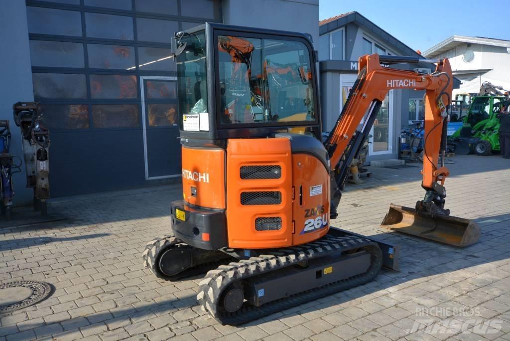 Hitachi ZX 26 U-6 Mini ekskavatoriai < 7 t