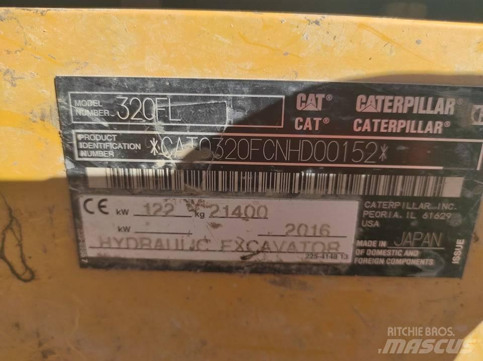 CAT 320 FL 3D Vikšriniai ekskavatoriai