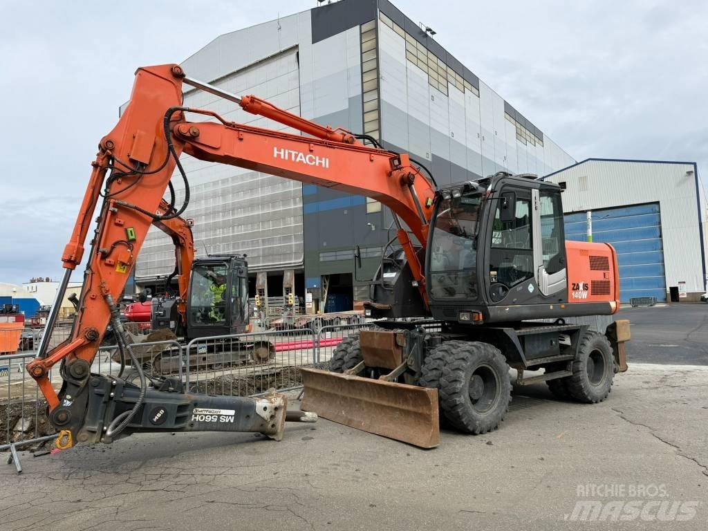 Hitachi ZX 140 W-3 Ratiniai ekskavatoriai
