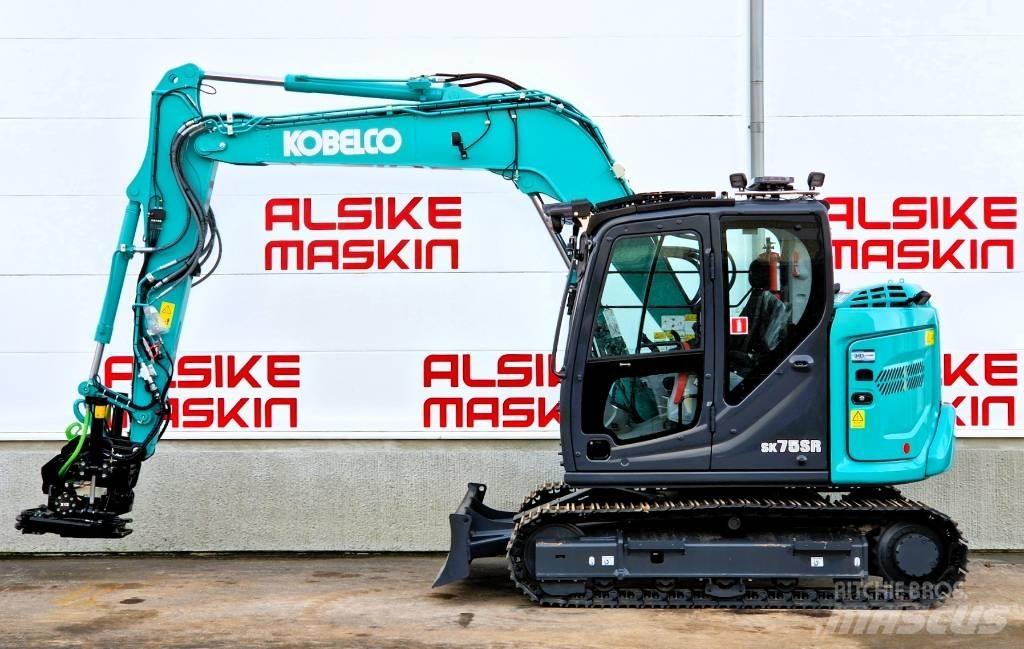 Kobelco SK75 SR-7 Vikšriniai ekskavatoriai